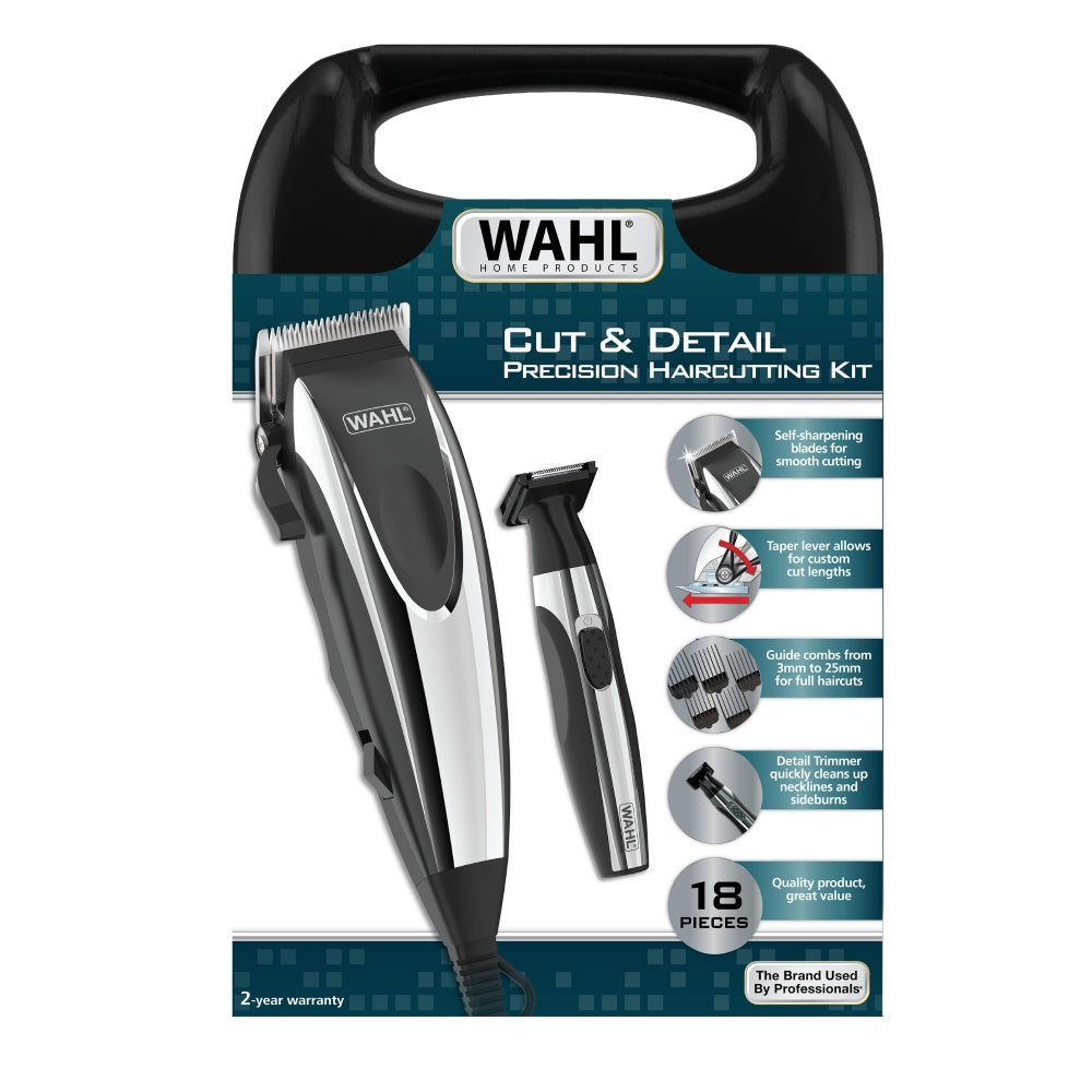 Cortadora De Cabello Y Afeitador Wahl 18 Piezas 09243-6218
