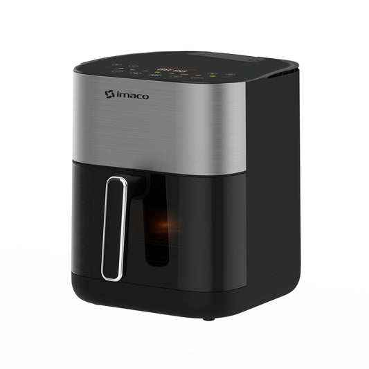 Freidora digital 6 litros SteamView con función vapor AF6018ST Imaco