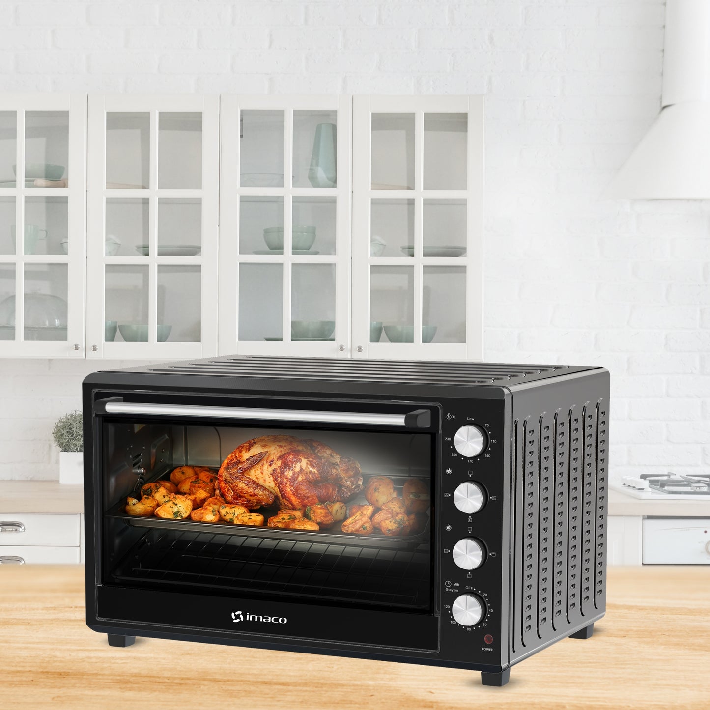 Horno eléctrico 88 litros C/rosticero HEB88R Imaco