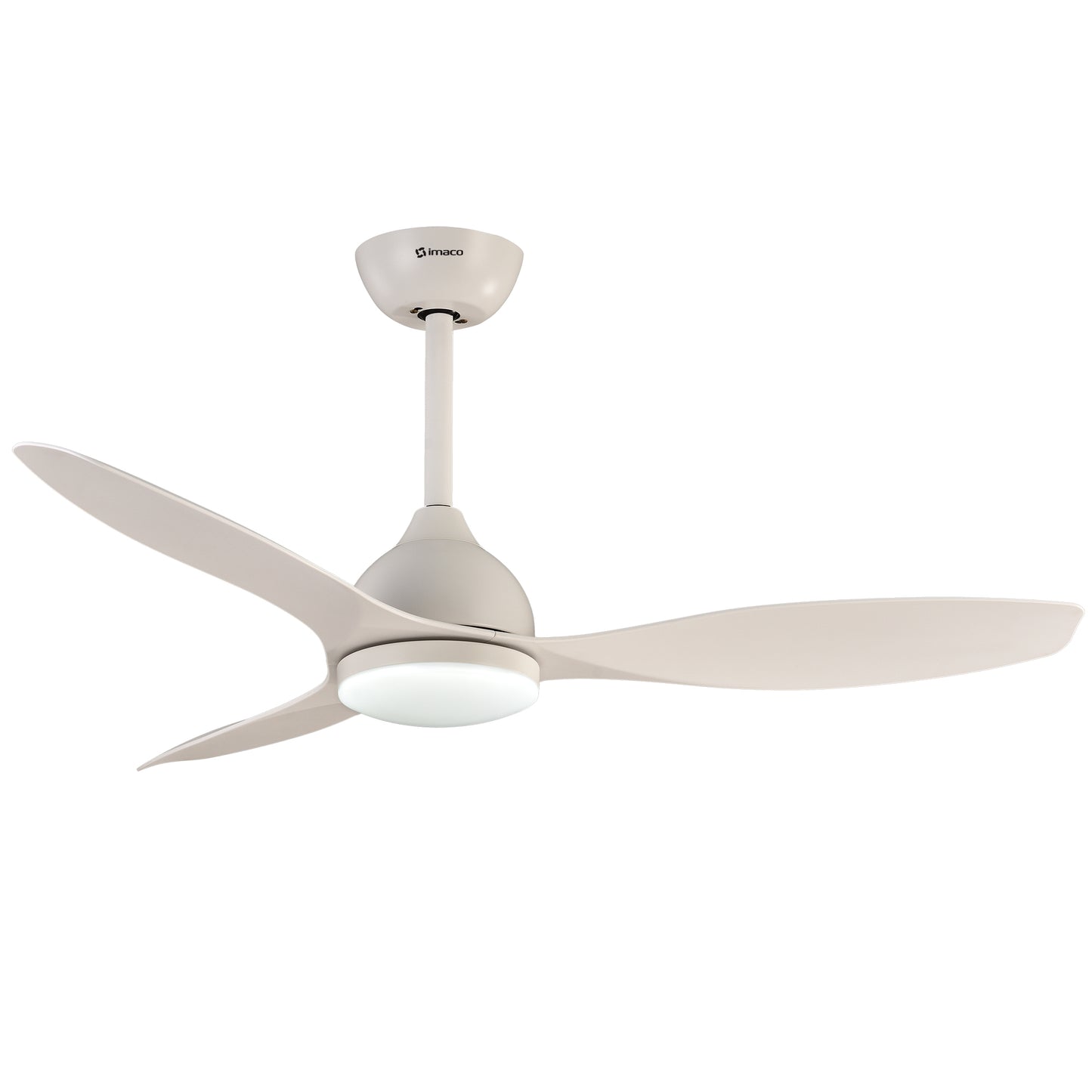 Ventilador decorativo de techo 48" c/luz led y ctrl remoto timer 8h Imaco CF4835DC