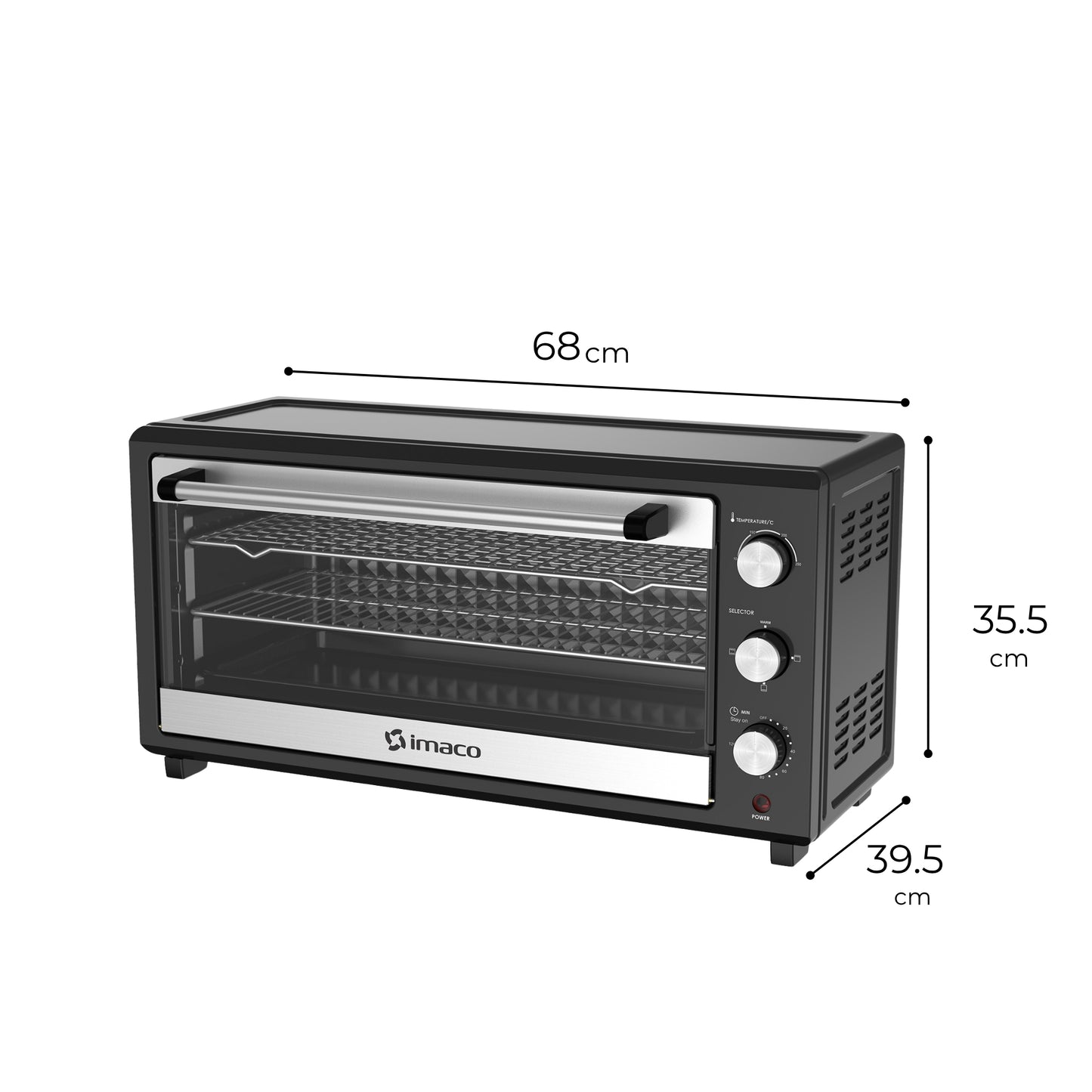 Horno electrico double cake 35 litros HEB35DC Imaco