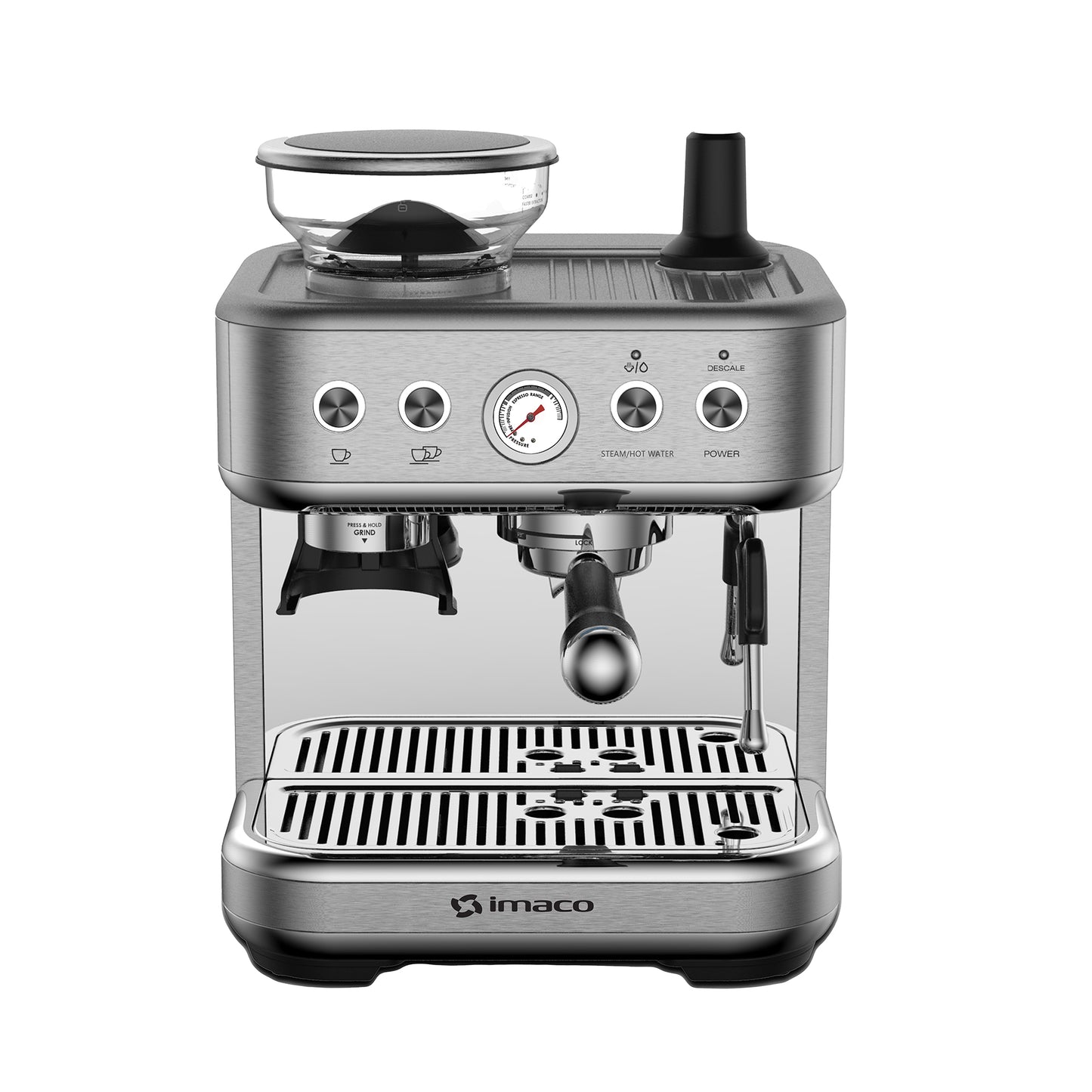 Cafetera expresso 15 bares ac/inox c/grinder imaco IECMG1570
