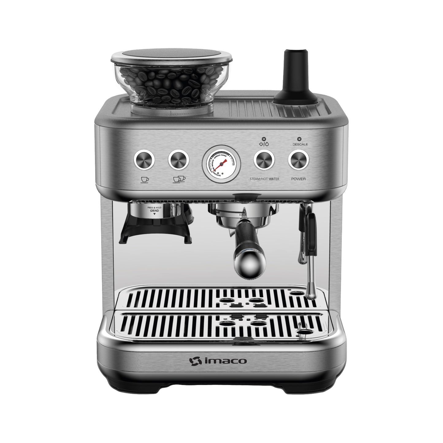 Cafetera expresso 15 bares ac/inox c/grinder imaco IECMG1570