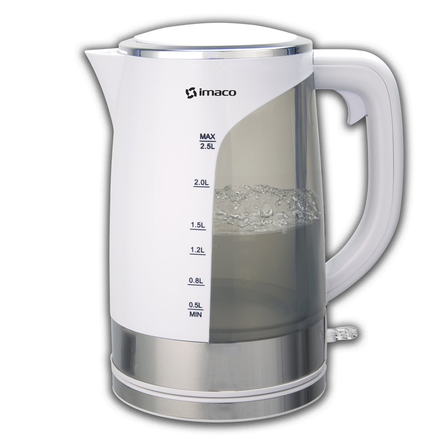 Hervidor plastico 2.5l col. blanco Imaco KE2500