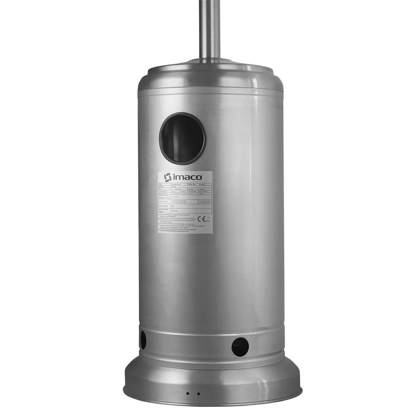 Calentaddor De Patios Ac. Inox A Gas PHS130 Imaco