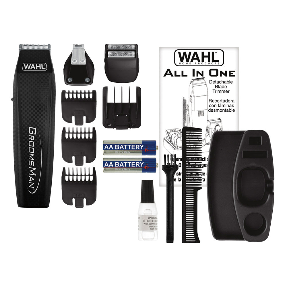 Combo cortadora de cabello groomsman + Auriculares bluetooth flow yhp530