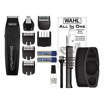 Combo cortadora de cabello groomsman + Auriculares bluetooth flow yhp530