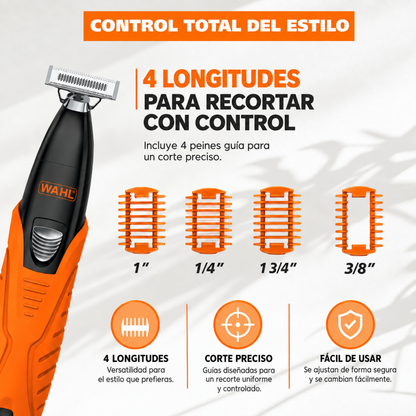 Afeitadora Trim Ninja 3 en 1 Inalambrica Recargable 3029720S Wahl
