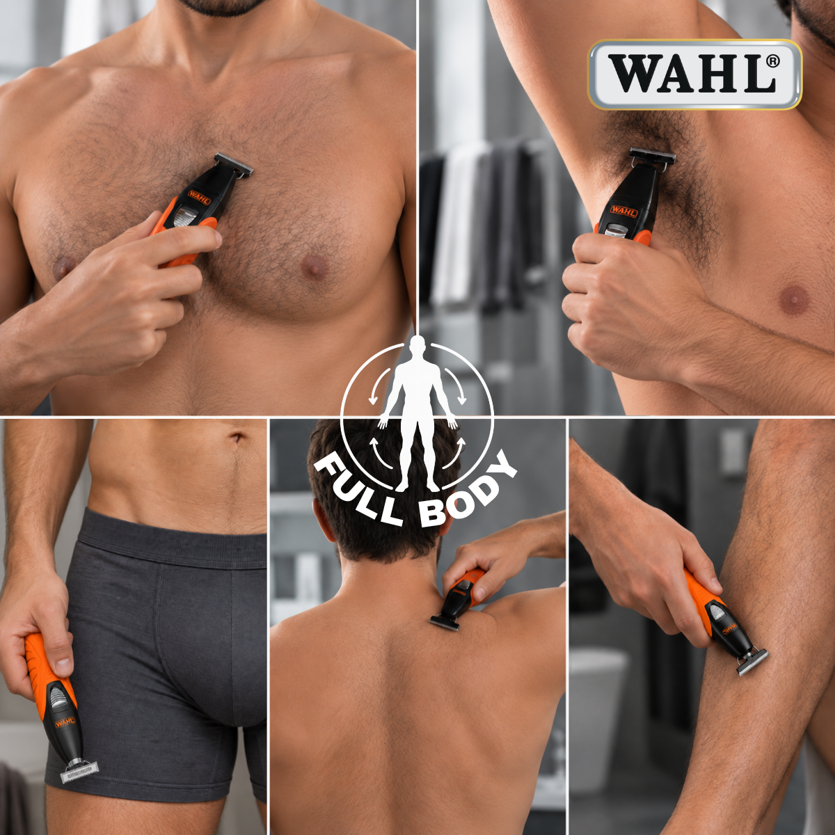 Afeitadora Trim Ninja 3 en 1 Inalambrica Recargable 3029720S Wahl