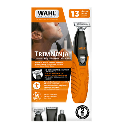 Afeitadora Trim Ninja 3 en 1 Inalambrica Recargable 3029720S Wahl