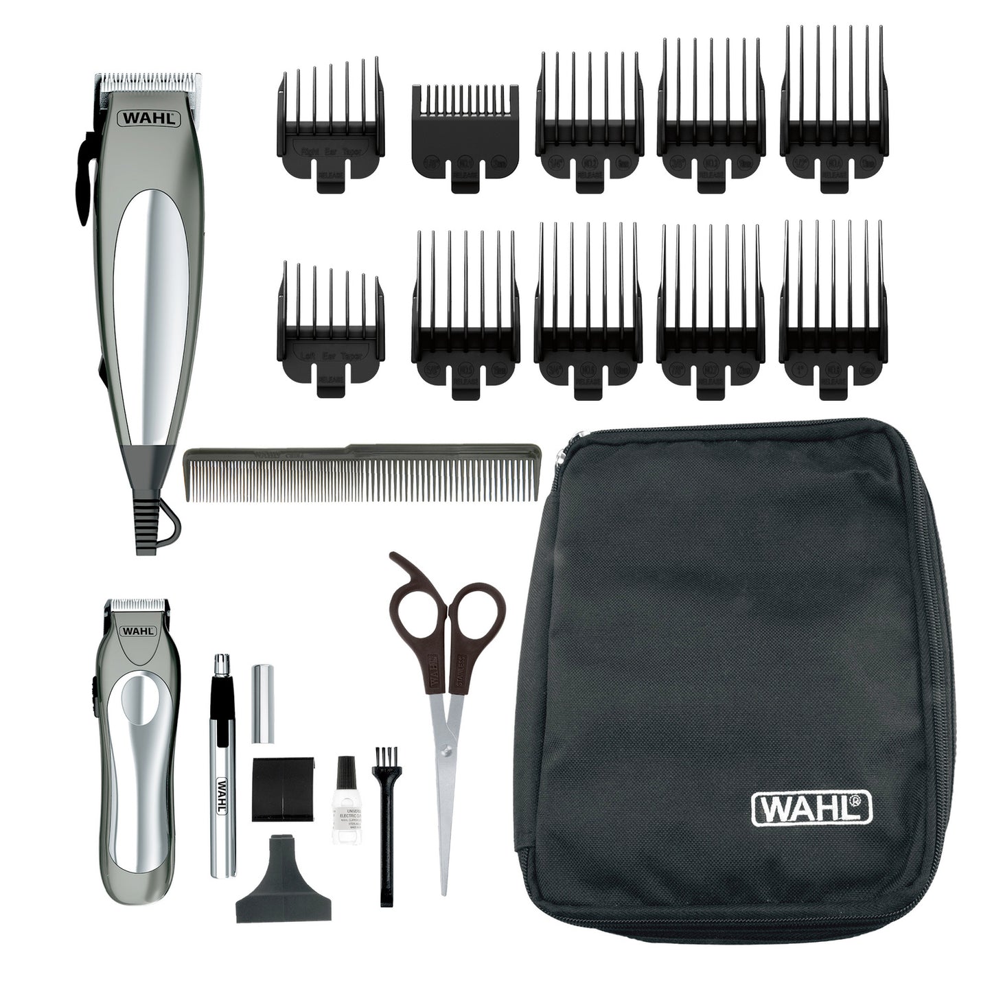 Kit 3 en 1 - Cortadora de cabello, barba y nasal Wahl 79305-3618