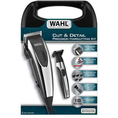 Cortadora De Cabello Y Afeitador Wahl 18 Piezas 09243-6218