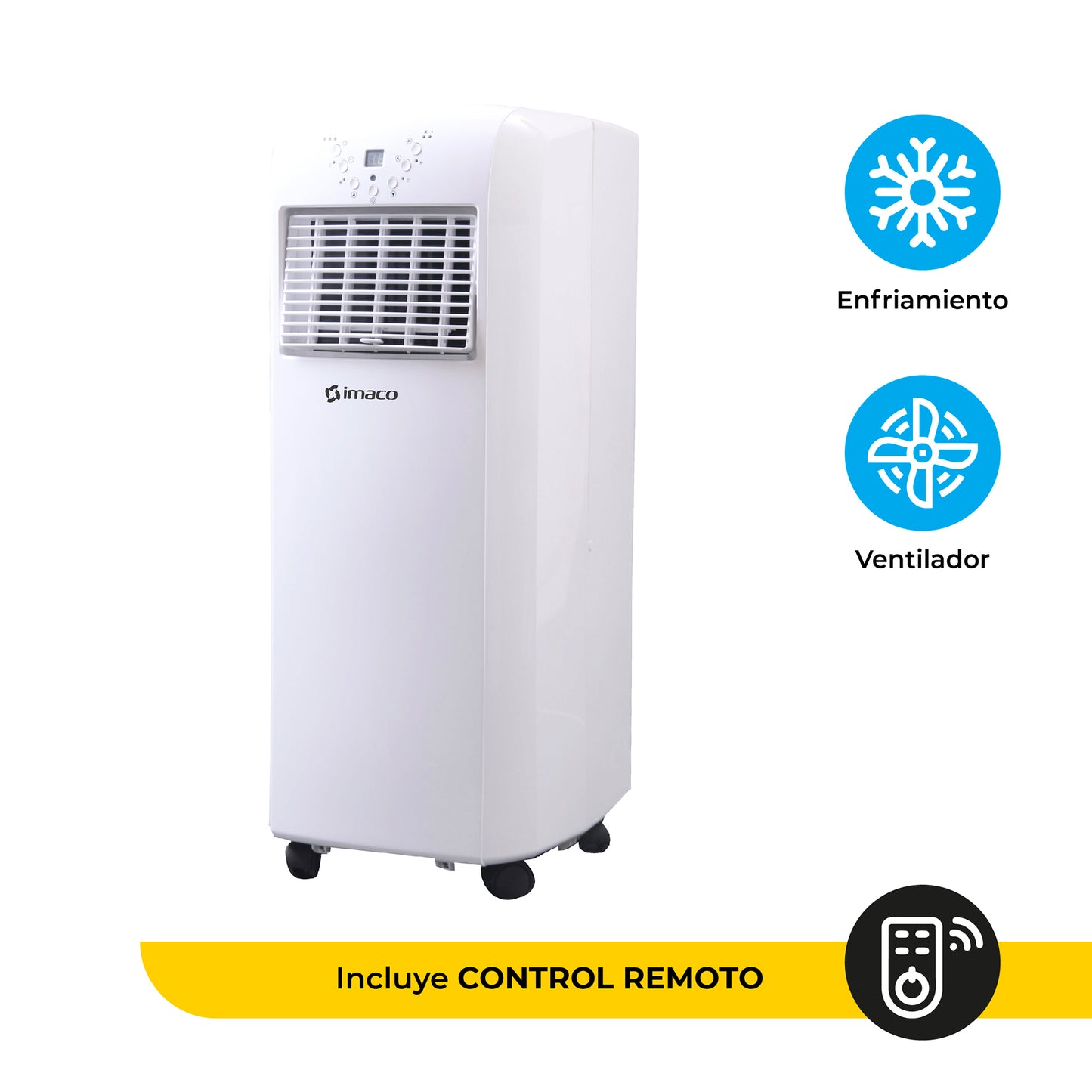 Aire Acondicionado Portatil 6500 BTU C/Control  AC6584 Imaco
