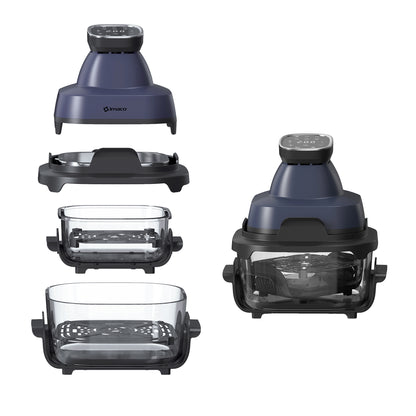 Freidora de aire 6L Dual Glass Pro AF1524VD Imaco