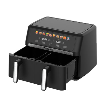 Freidora de aire 9 litros doble digital XXL AF1790D Imaco