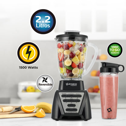 Licuadora 2.2 Litros XXL Power full 1500w BLS1522 Imaco