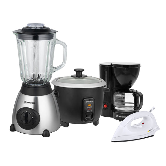 Cuatricombo licuadora + olla + cafetera + plancha Imaco