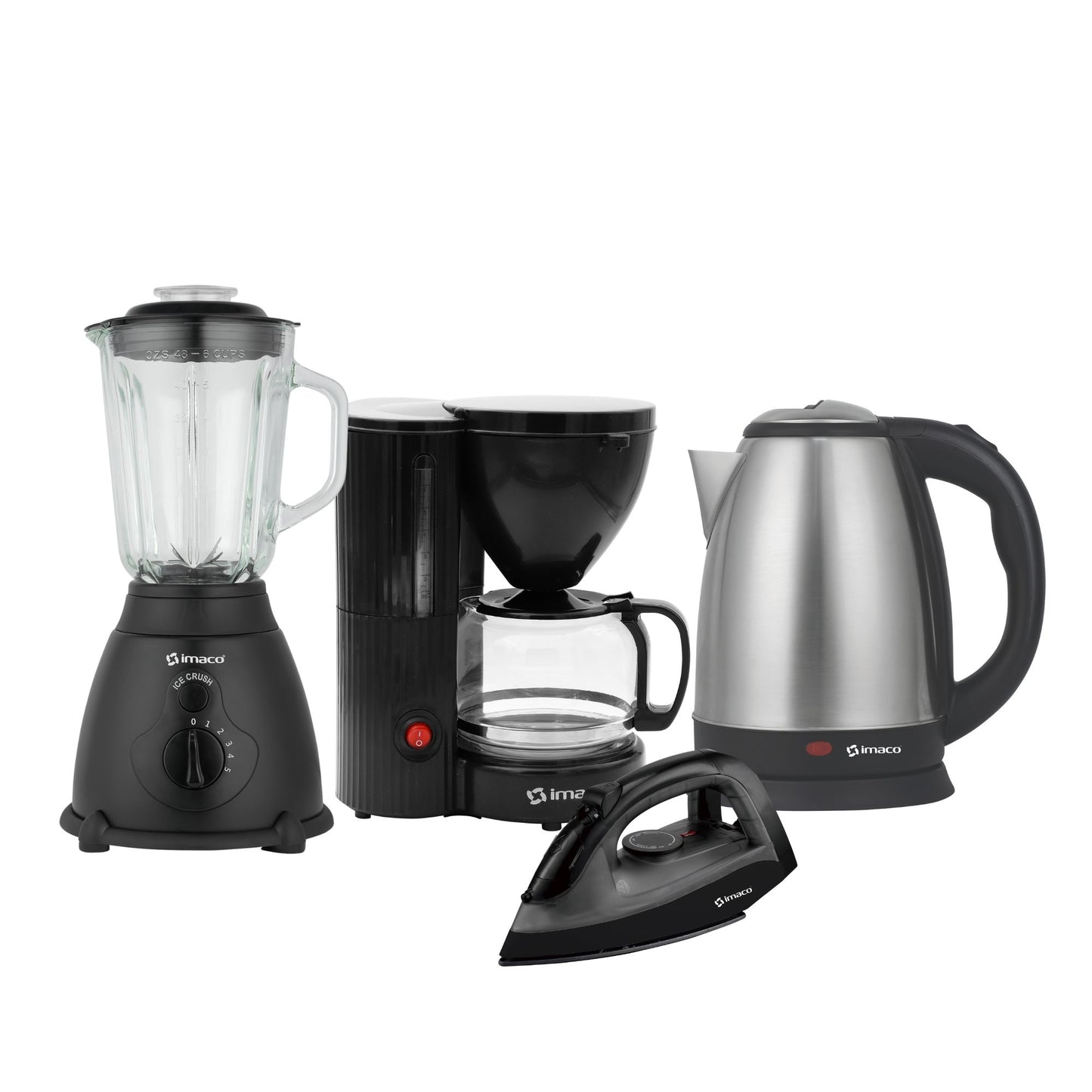 Cuatri-combo Licuadora + Hervidor + Cafetera + Plancha Imaco