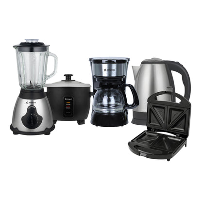 Penta-combo licuadora+sandwichera+olla+hervidor+cafetera Imaco