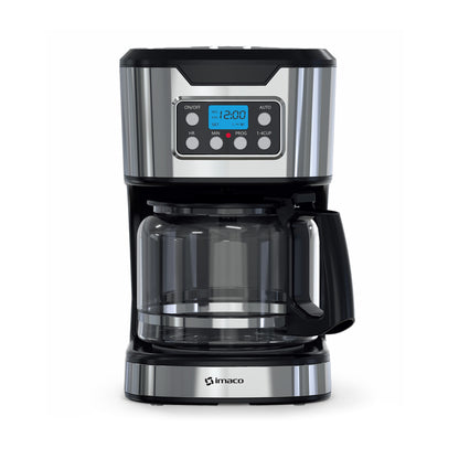 Cafetera Electrica 12 tazas pantalla digital CM1282 Imaco