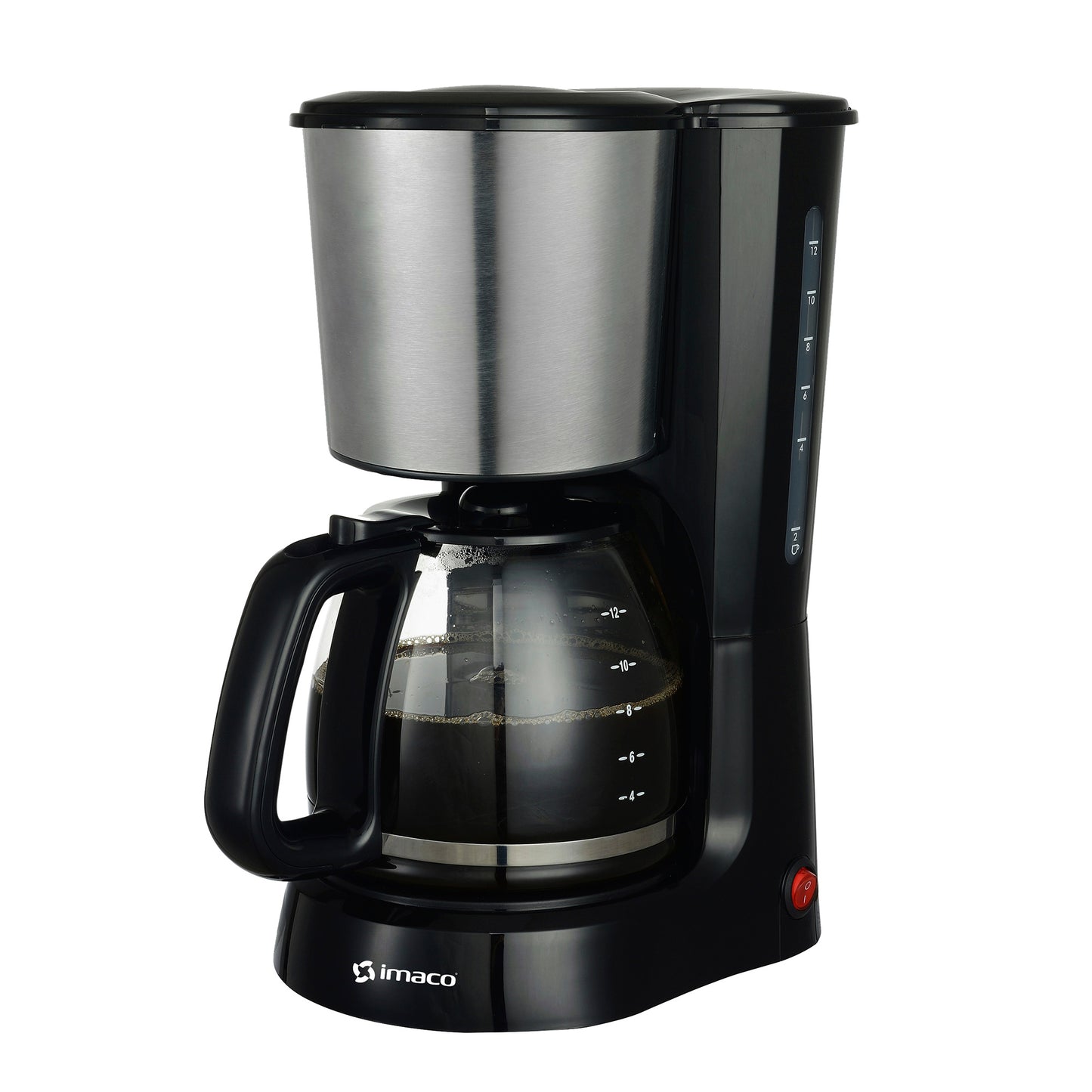 Combo cafetera eléctrica 12 tazas + Hervidor plastico 2.5l Imaco