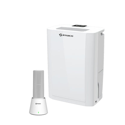 Combo Deshumedecedor Mecanico 10L DHM1002 + Mini deshumedecedor portatil de closet DHM20 Imaco