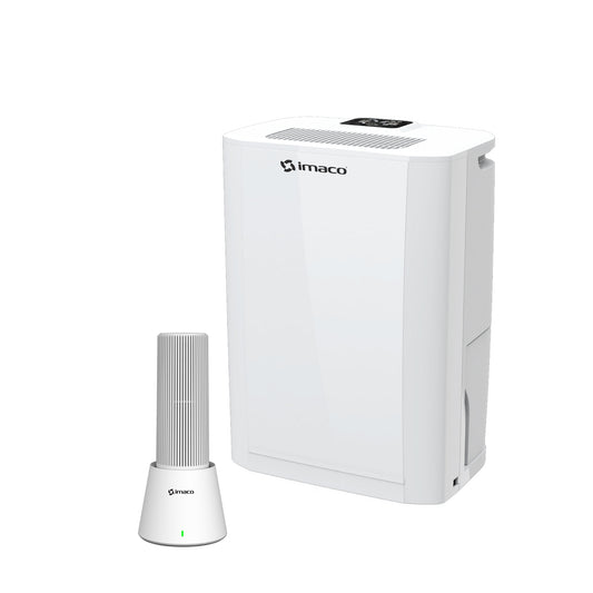 Combo Deshumedecedor Mecanico 10L DHM1002 + Mini deshumedecedor portatil de closet DHM20 Imaco