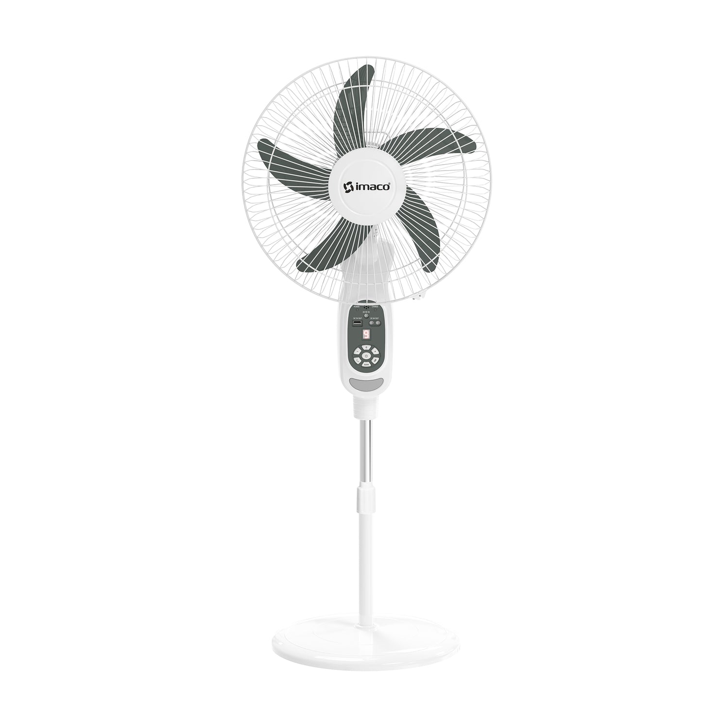 Ventilador 16" Solar Recargable de pedestal FAN1618SOL Imaco