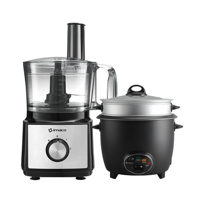 Combo Procesador de alimentos + Olla arrocera 1.8 litros C/sofrito Imaco
