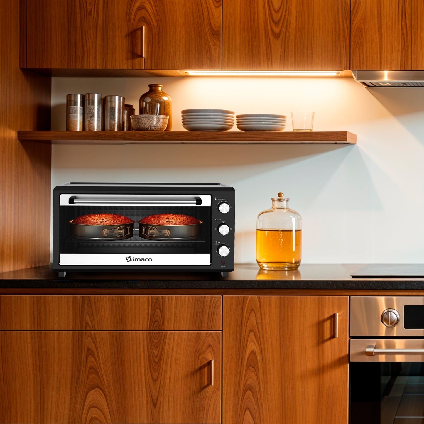 Horno electrico double cake 35 litros HEB35DC Imaco