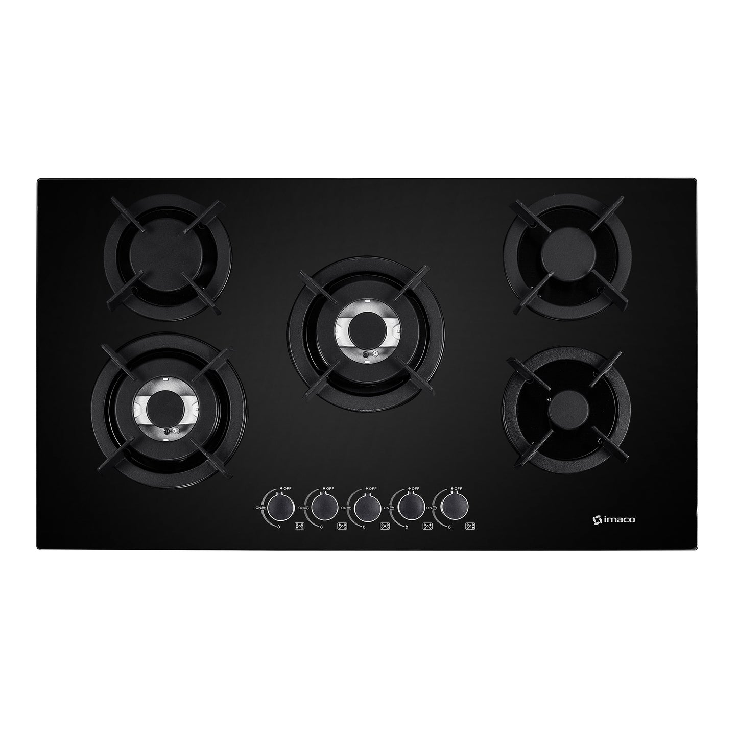 Cocina empotrable Gas X5 Quemadores IENC90 Imaco