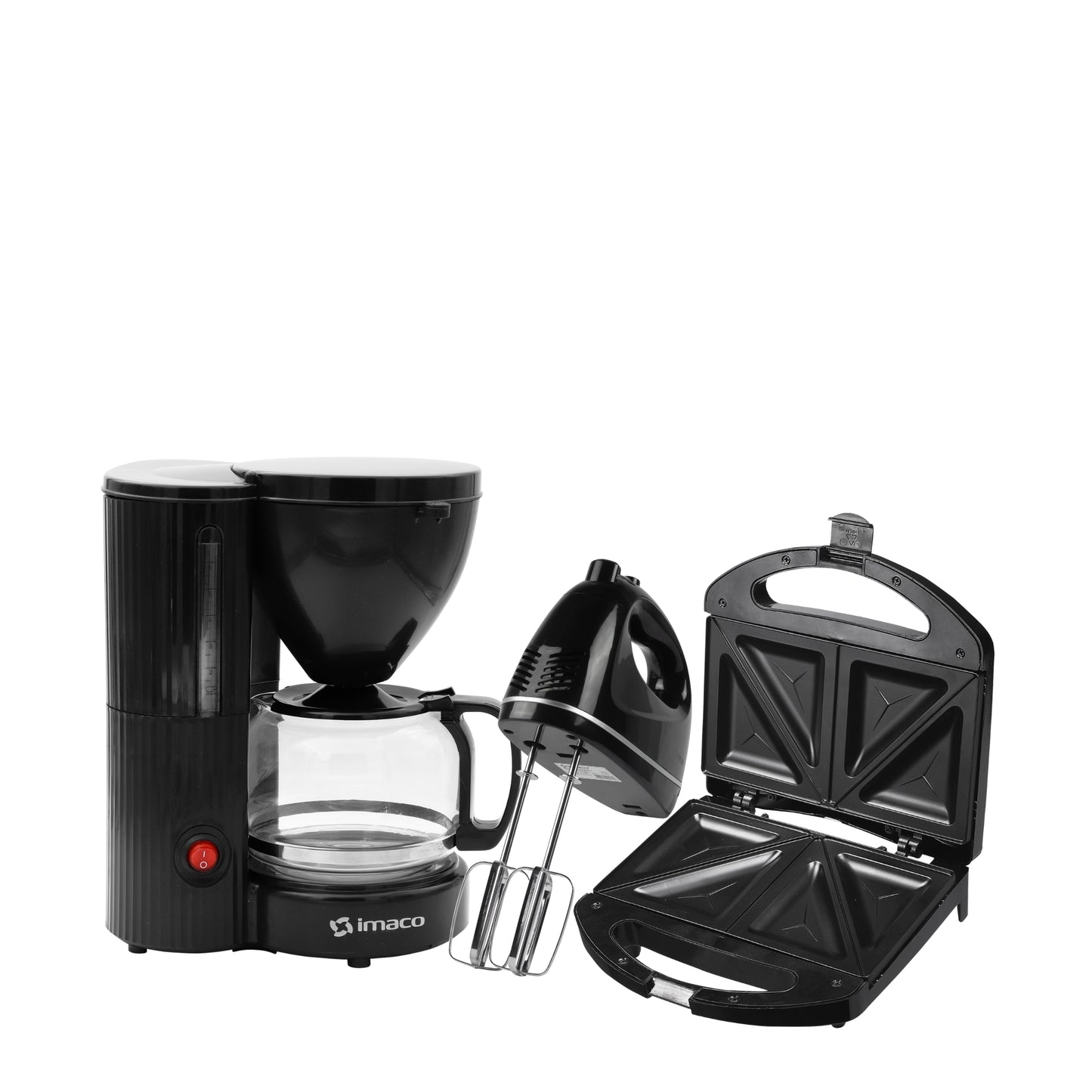 Combo sandwichera + batidora + cafetera Imaco