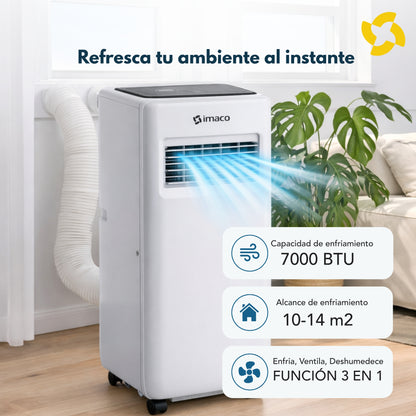 Aire acondicionado portátil 7000 BTU AC7007 Imaco